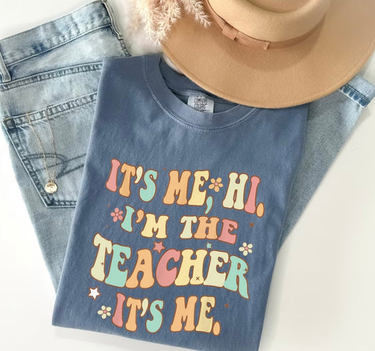 It's me hi, I'm the teacher it's me.